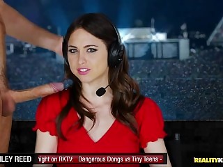 Sexy news reporter riley reid